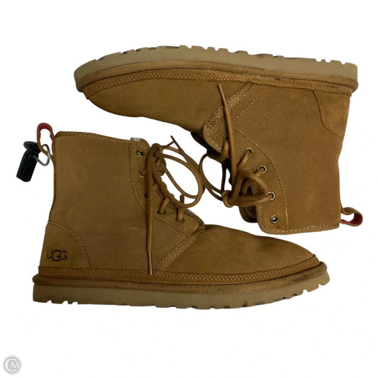 Boots Designer By Ugg In Brown, Size: 9