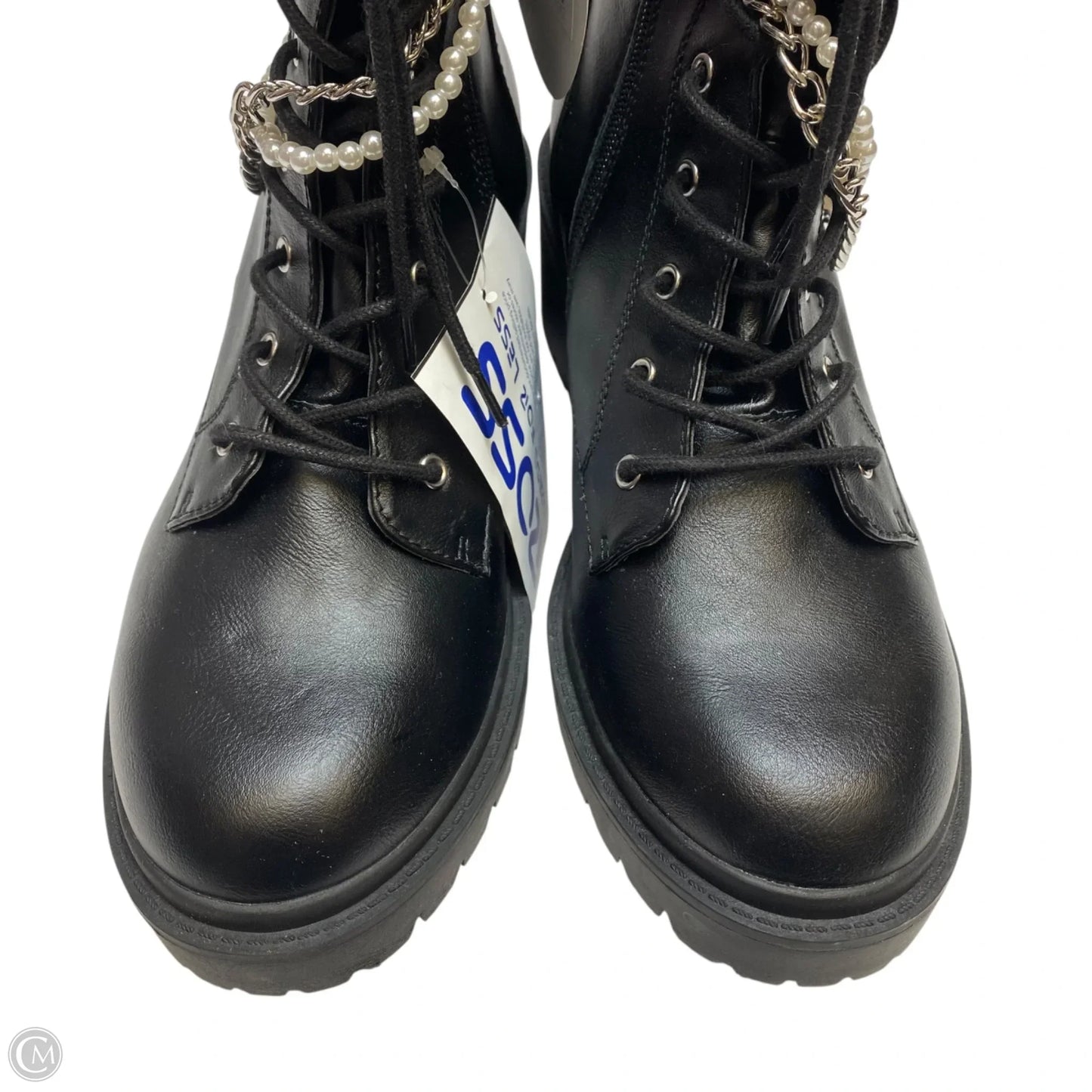 Boots Combat By Jelly Pop In Black, Size: 11