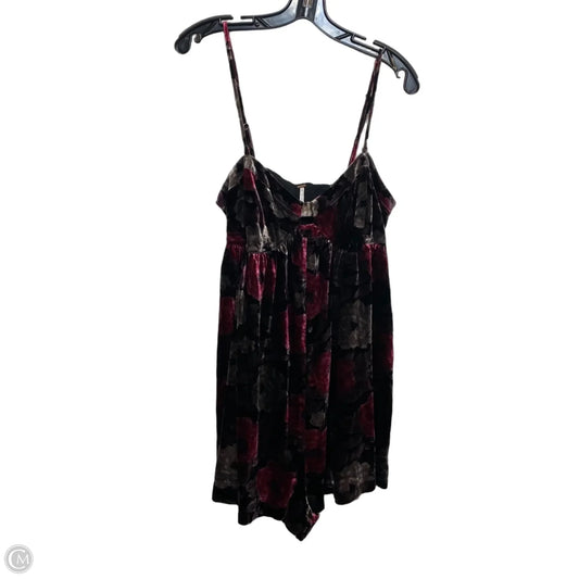 Dress Casual Short By Free People In Black & Pink, Size: L