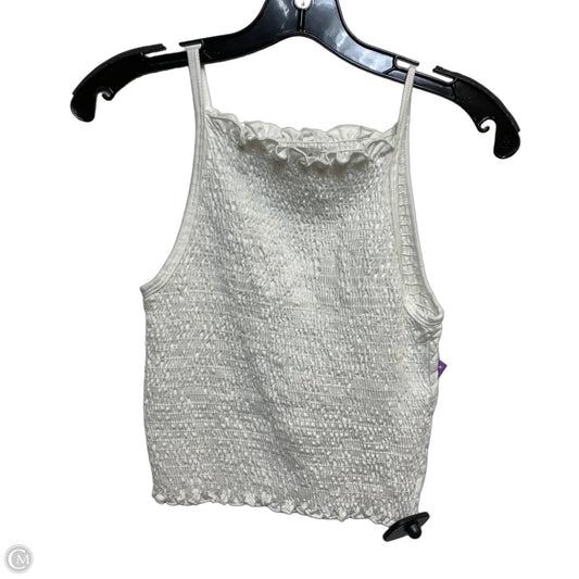Top Sleeveless By Gaze In White, Size: M