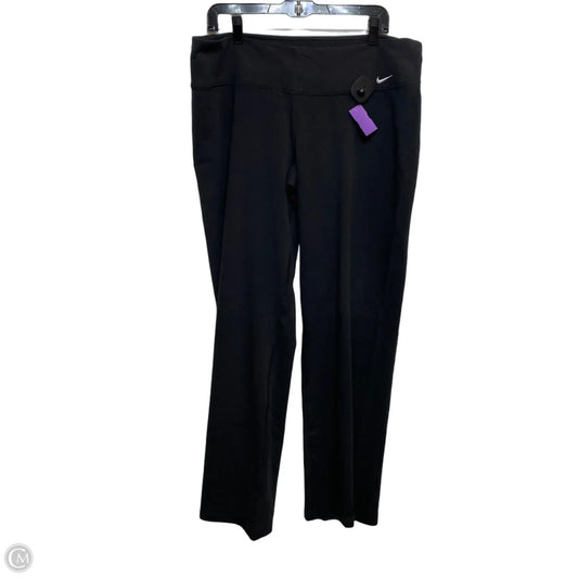 Athletic Pants By Nike In Black, Size: Xl
