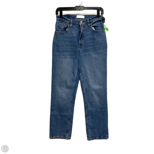 Jeans Straight By Abercrombie And Fitch In Blue Denim, Size: 2