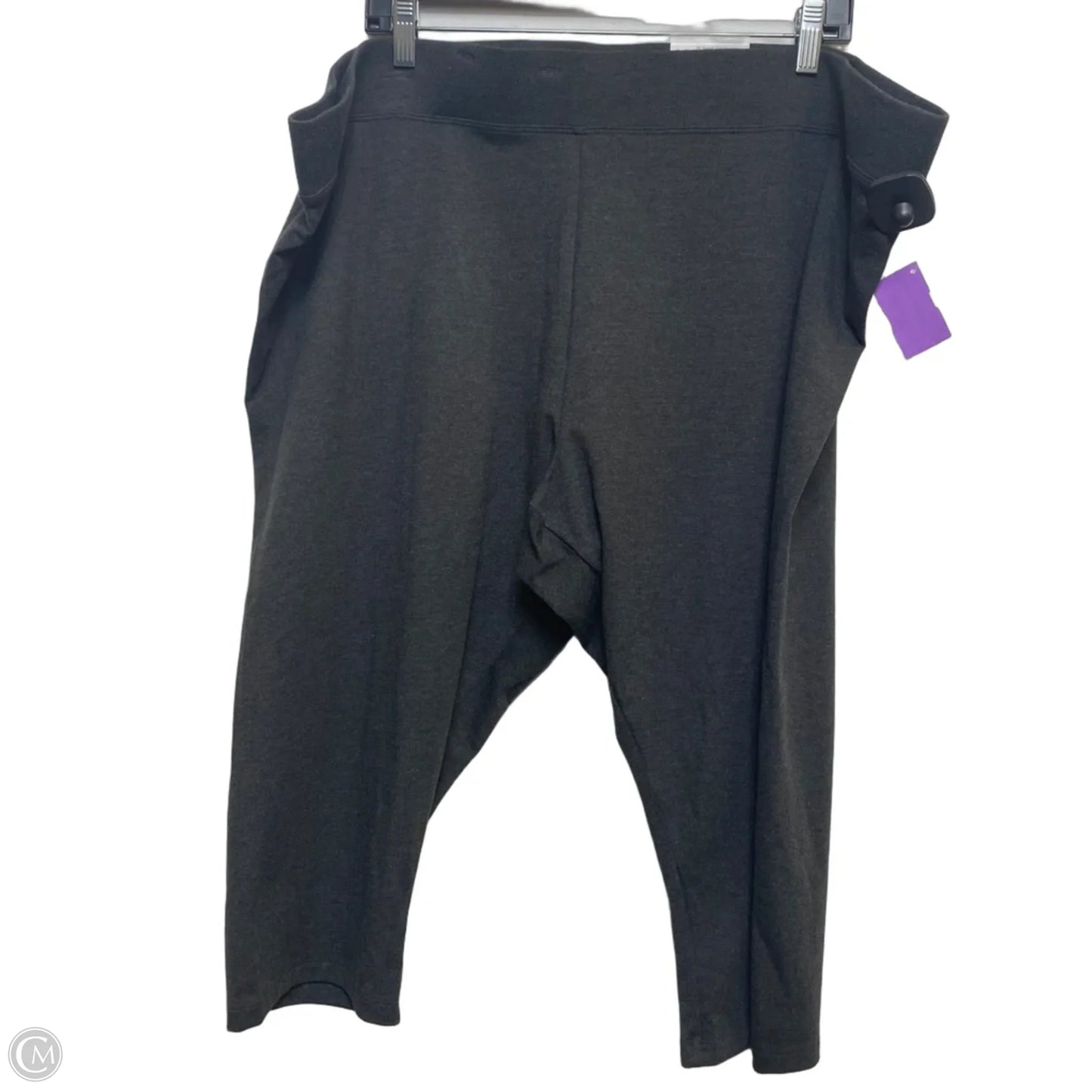 Athletic Leggings By Sonoma In Grey, Size: 3x