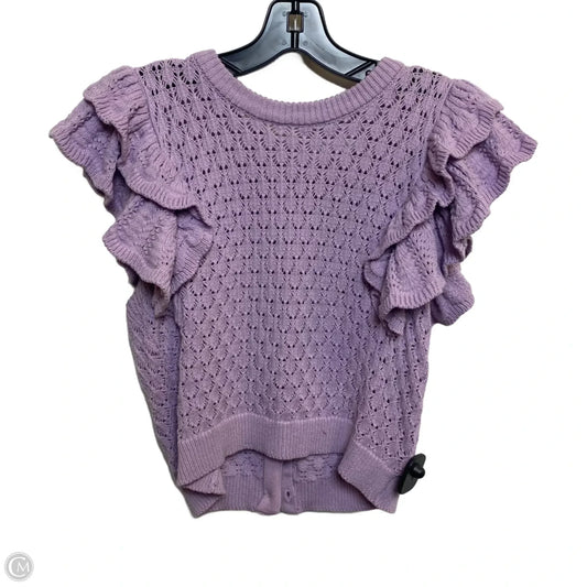 Top Sleeveless By Vestique In Purple, Size: M