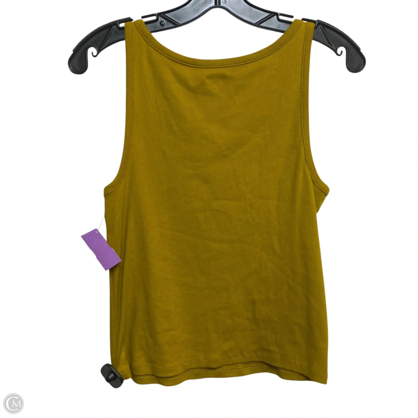 Top Sleeveless By Old Navy In Yellow, Size: L