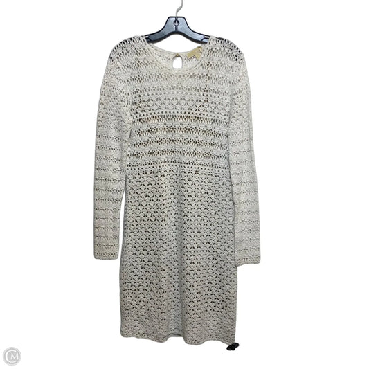 Dress Casual Short By Michael By Michael Kors In Cream, Size: M