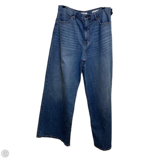 Jeans Wide Leg By Jessica Simpson In Blue Denim, Size: 14