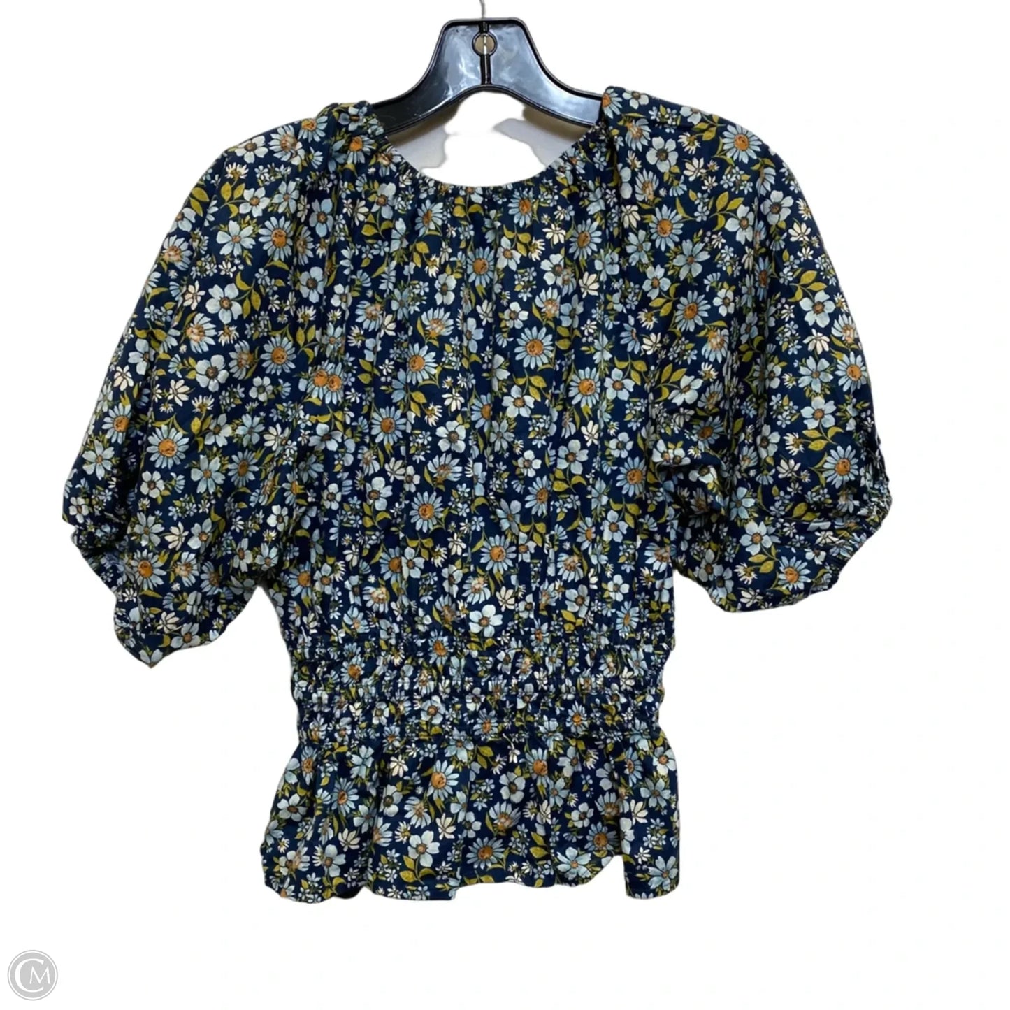 Top Short Sleeve By Old Navy In Blue & Green, Size: S
