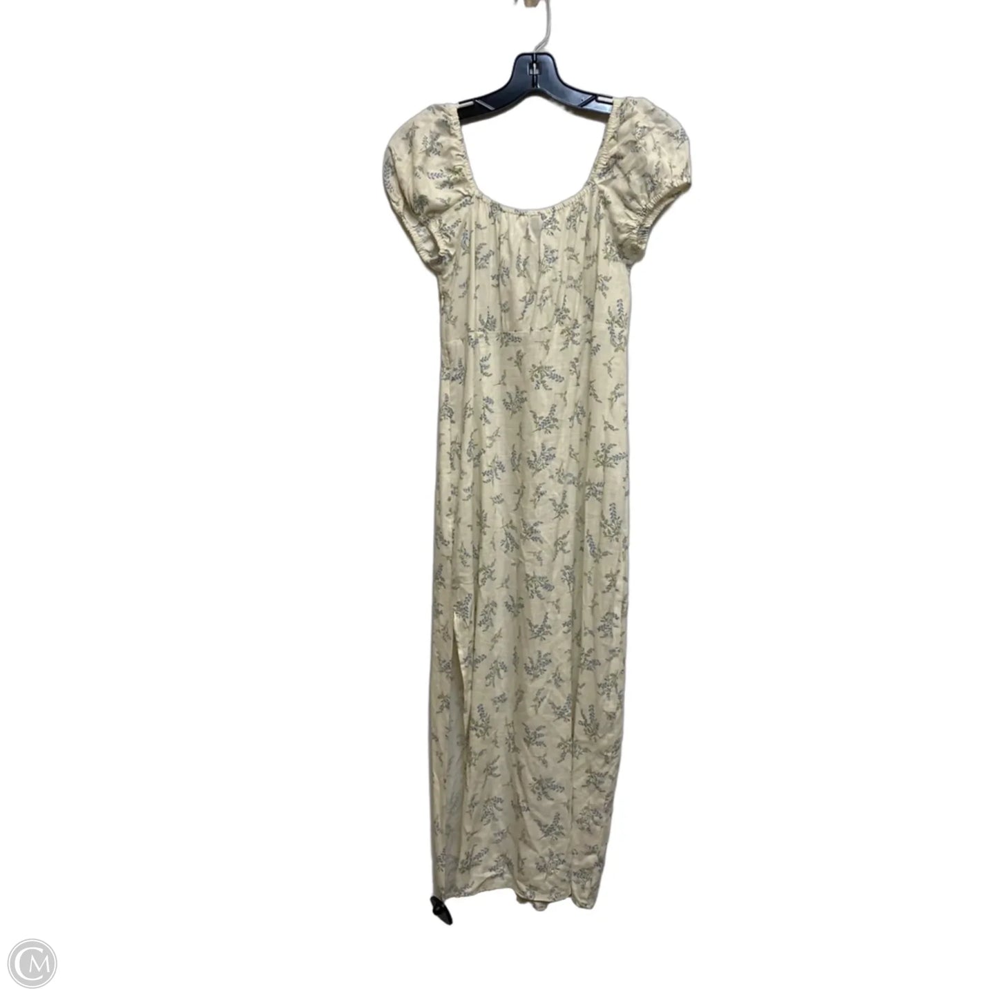 Dress Casual Midi By Divided In Blue & Cream, Size: S