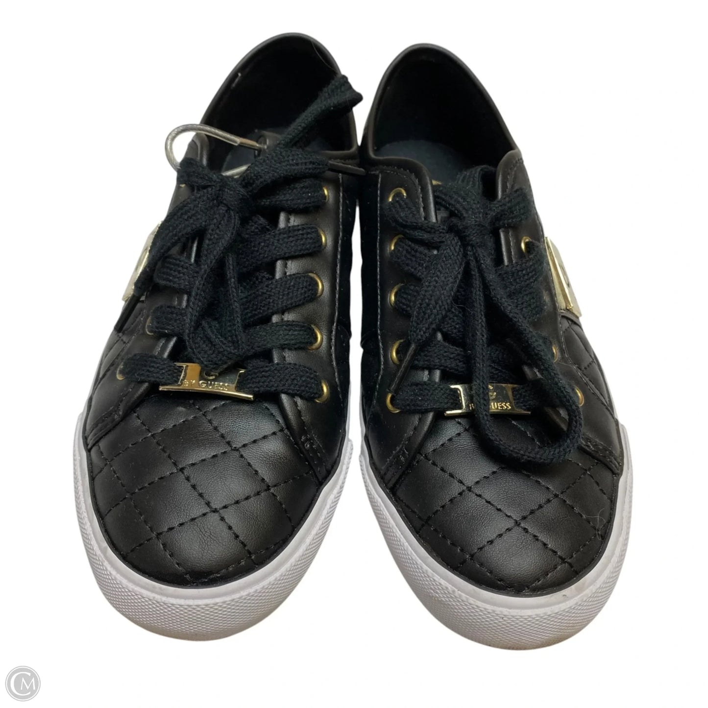 Shoes Sneakers By Guess In Black, Size: 7