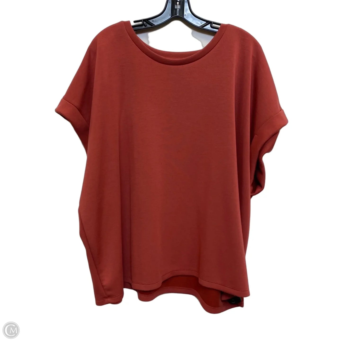 Top Sleeveless By T Tahari In Red, Size: 3x