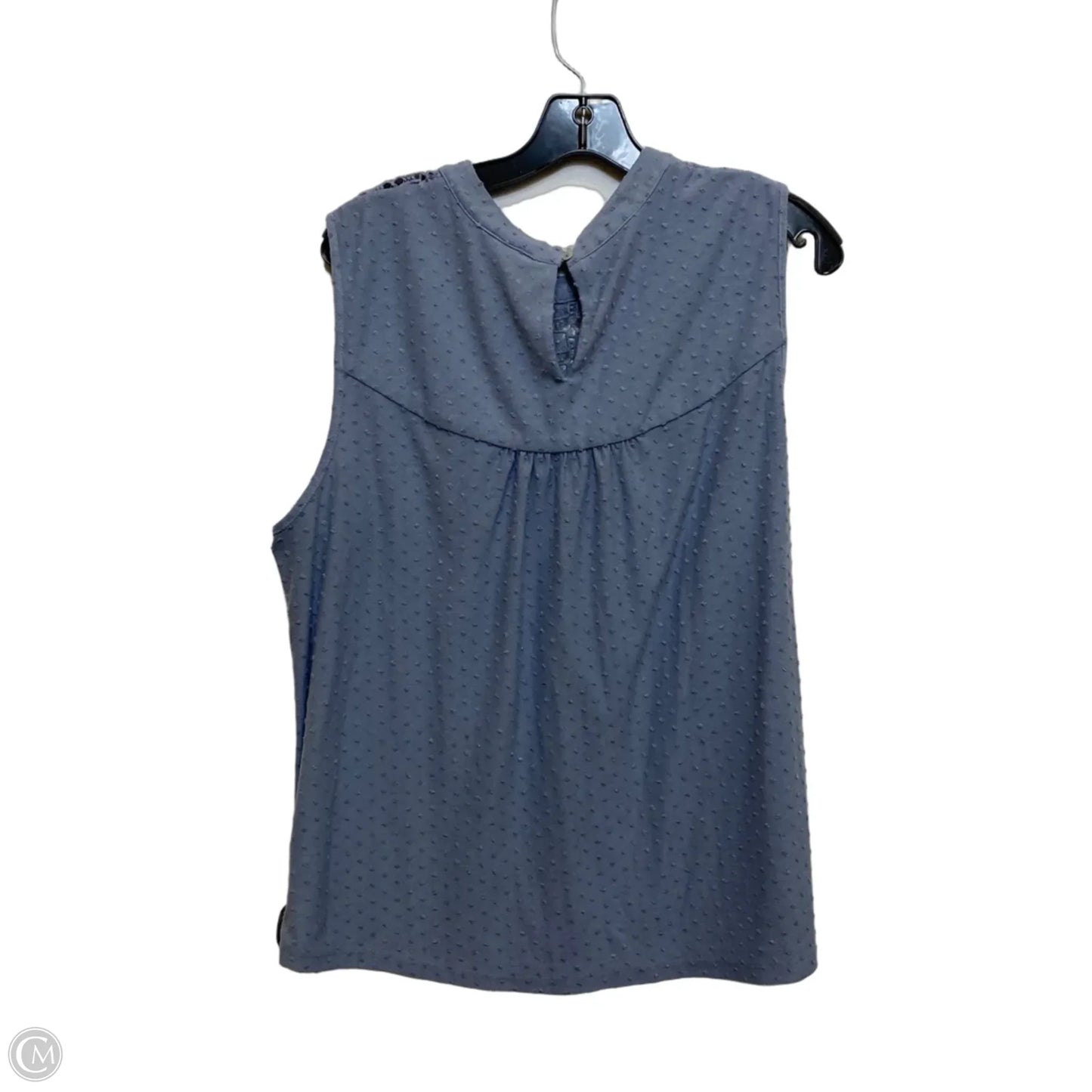 Top Sleeveless By Daniel Rainn In Blue, Size: Xxl