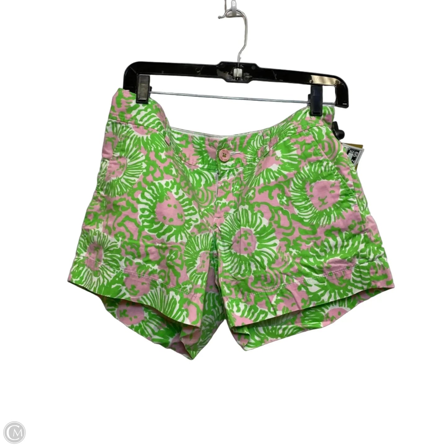 Shorts Designer By Lilly Pulitzer In Green & Pink, Size: 6