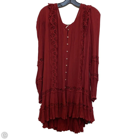 Dress Casual Short By Free People In Red, Size: M