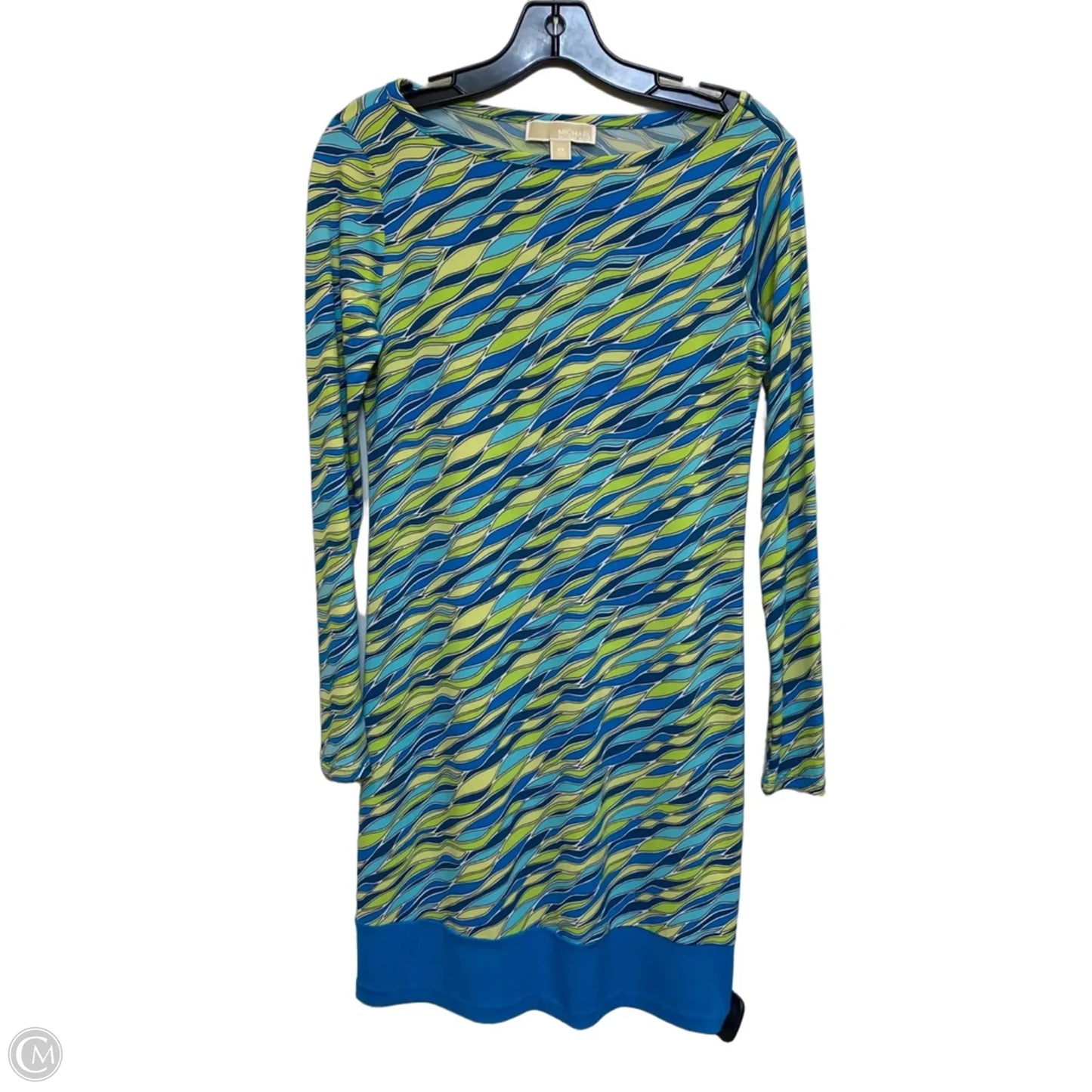 Dress Casual Short By Michael By Michael Kors In Blue & Green, Size: Xs