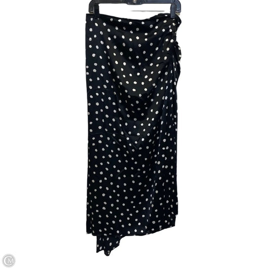 Skirt Maxi By Zara In Black & White, Size: L