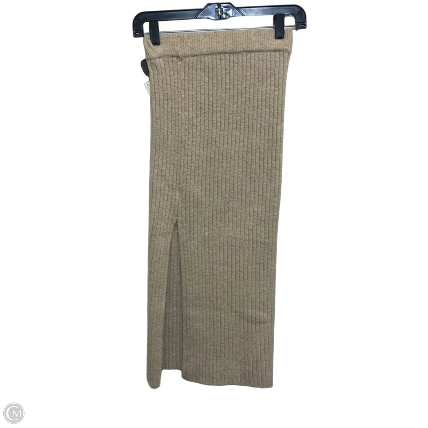 Skirt Maxi By American Eagle In Tan, Size: Xs
