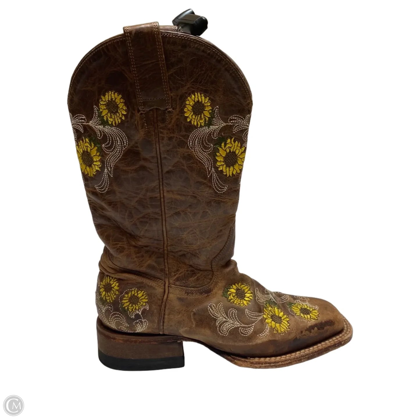 Boots Western By Shyanne In Brown & Yellow, Size: 7.5