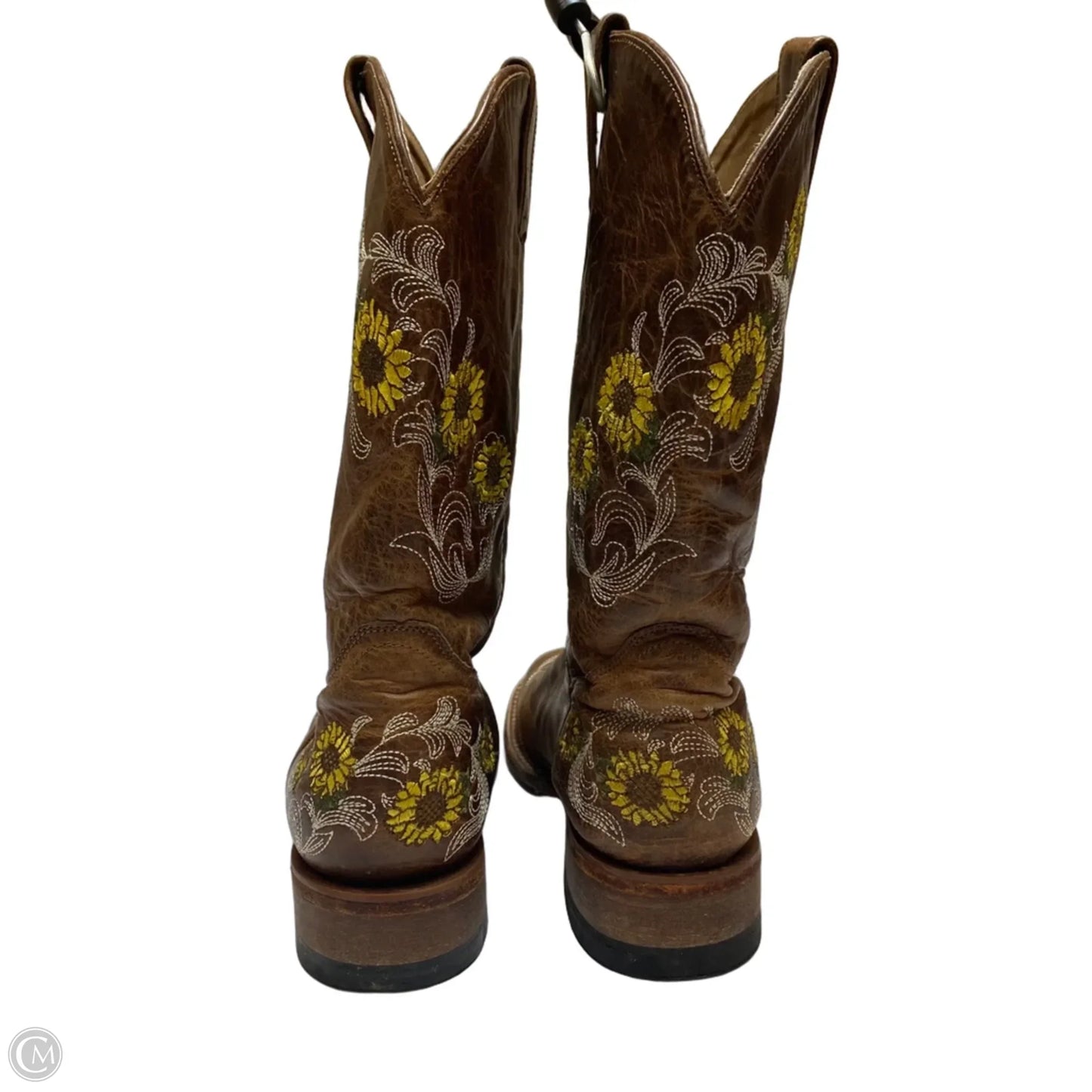 Boots Western By Shyanne In Brown & Yellow, Size: 7.5