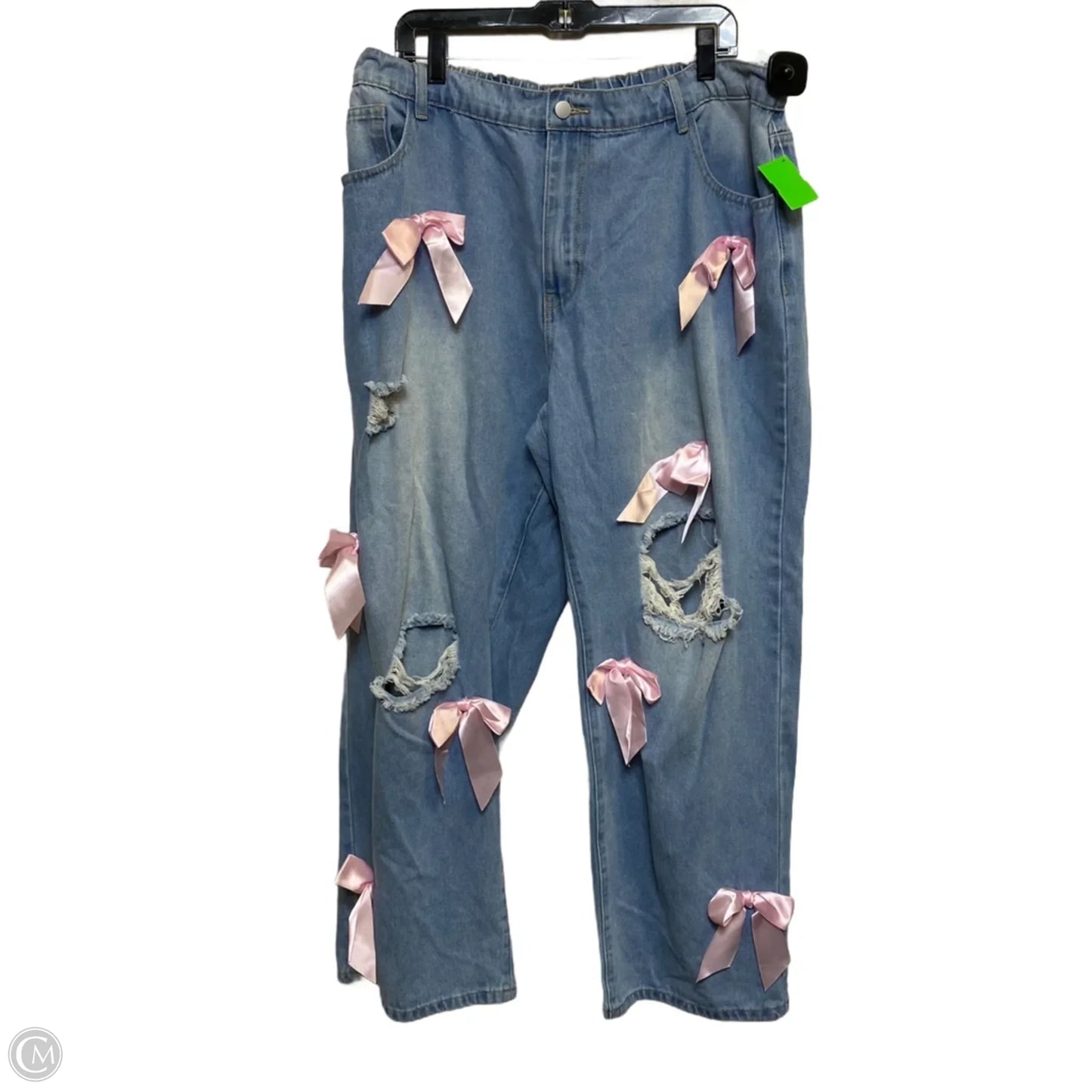 Jeans Straight By Shein In Blue Denim, Size: 3x