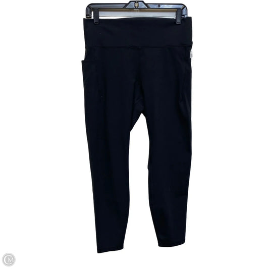 Athletic Leggings By Spyder In Black, Size: Xl