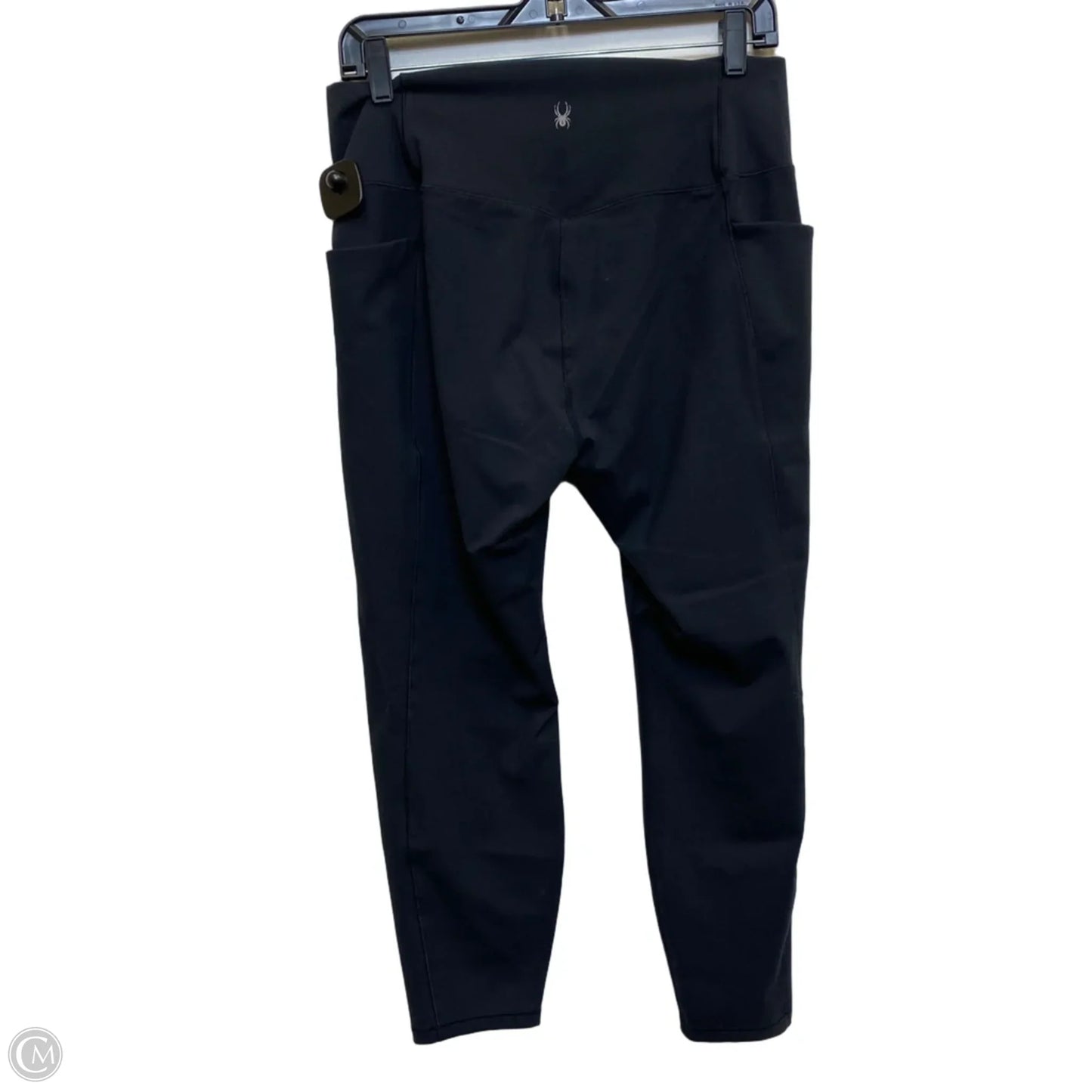 Athletic Leggings By Spyder In Black, Size: Xl