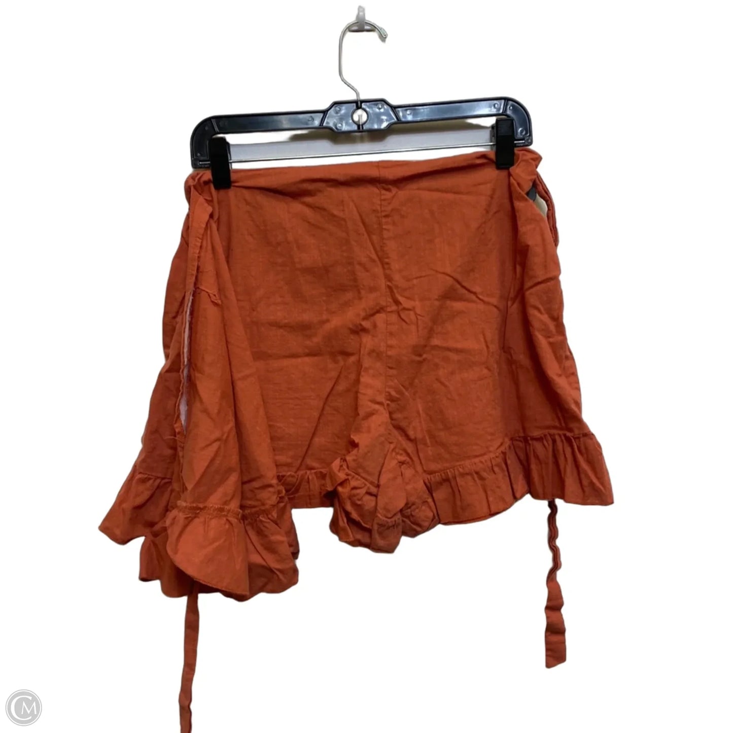 Skirt Mini & Short By Shein In Orange, Size: Xl