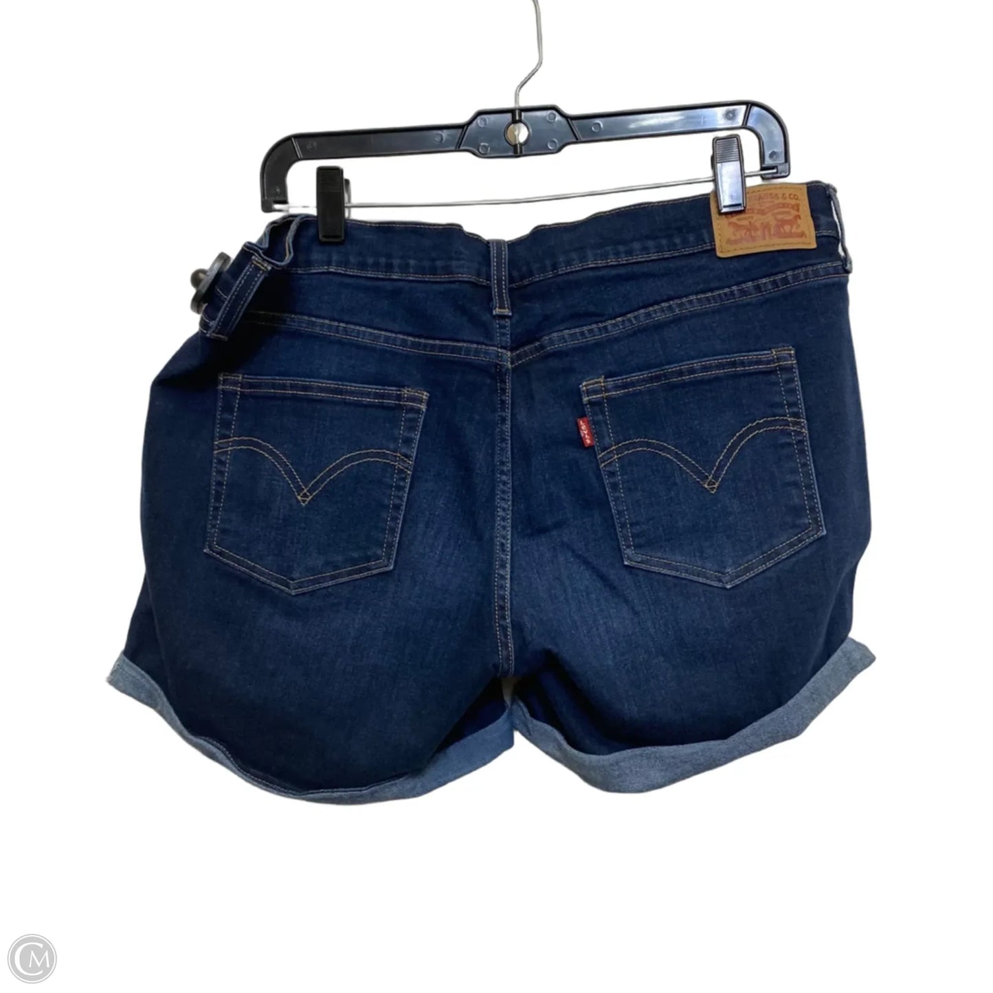 Shorts By Levis In Blue Denim, Size: 16