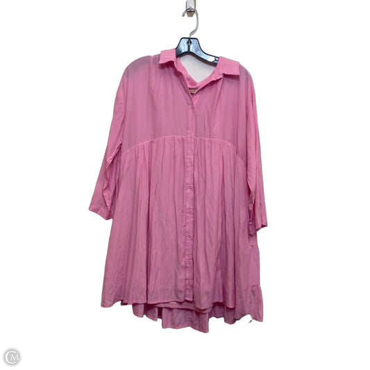 Dress Casual Short By Entro In Pink, Size: L