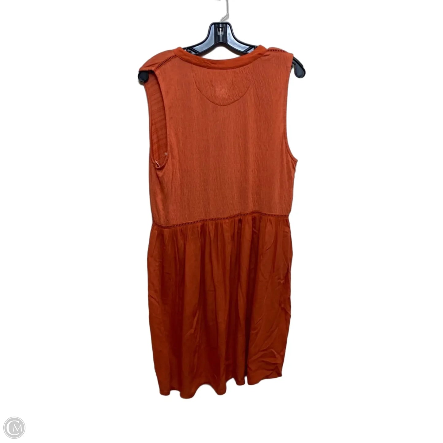 Dress Casual Short By Anthropologie In Orange, Size: M