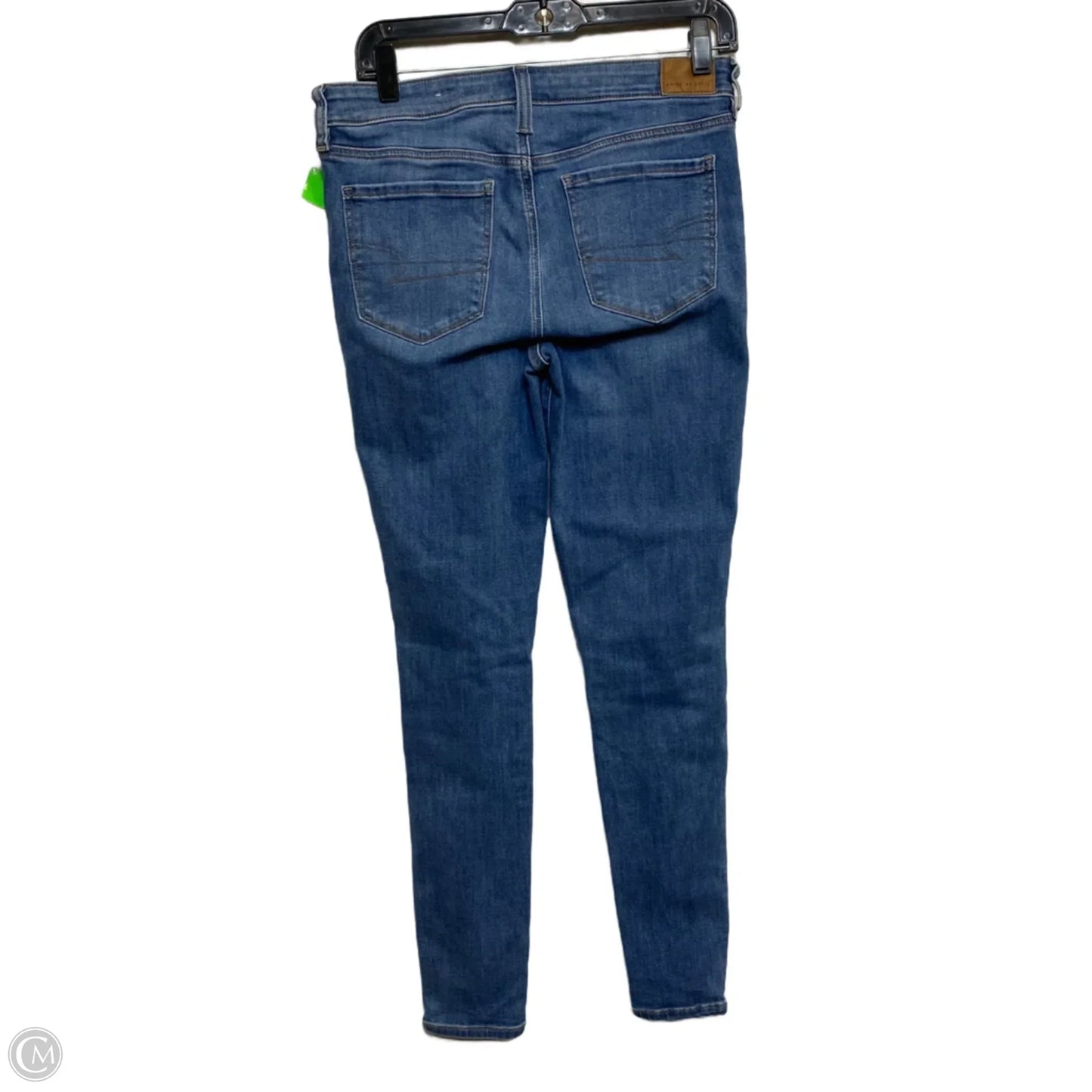 Jeans Jeggings By American Eagle In Blue Denim, Size: 10l