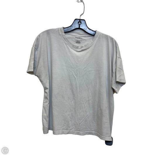 Top Short Sleeve Basic By Christian Siriano In Grey, Size: L