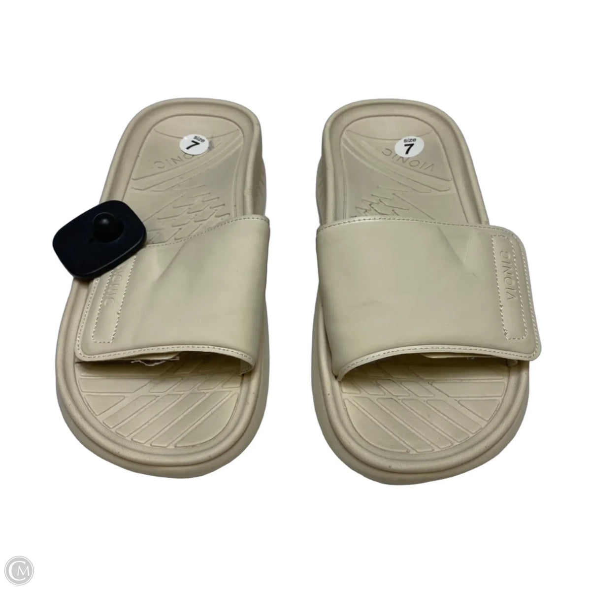 Sandals Flats By Vionic In Cream, Size: 7