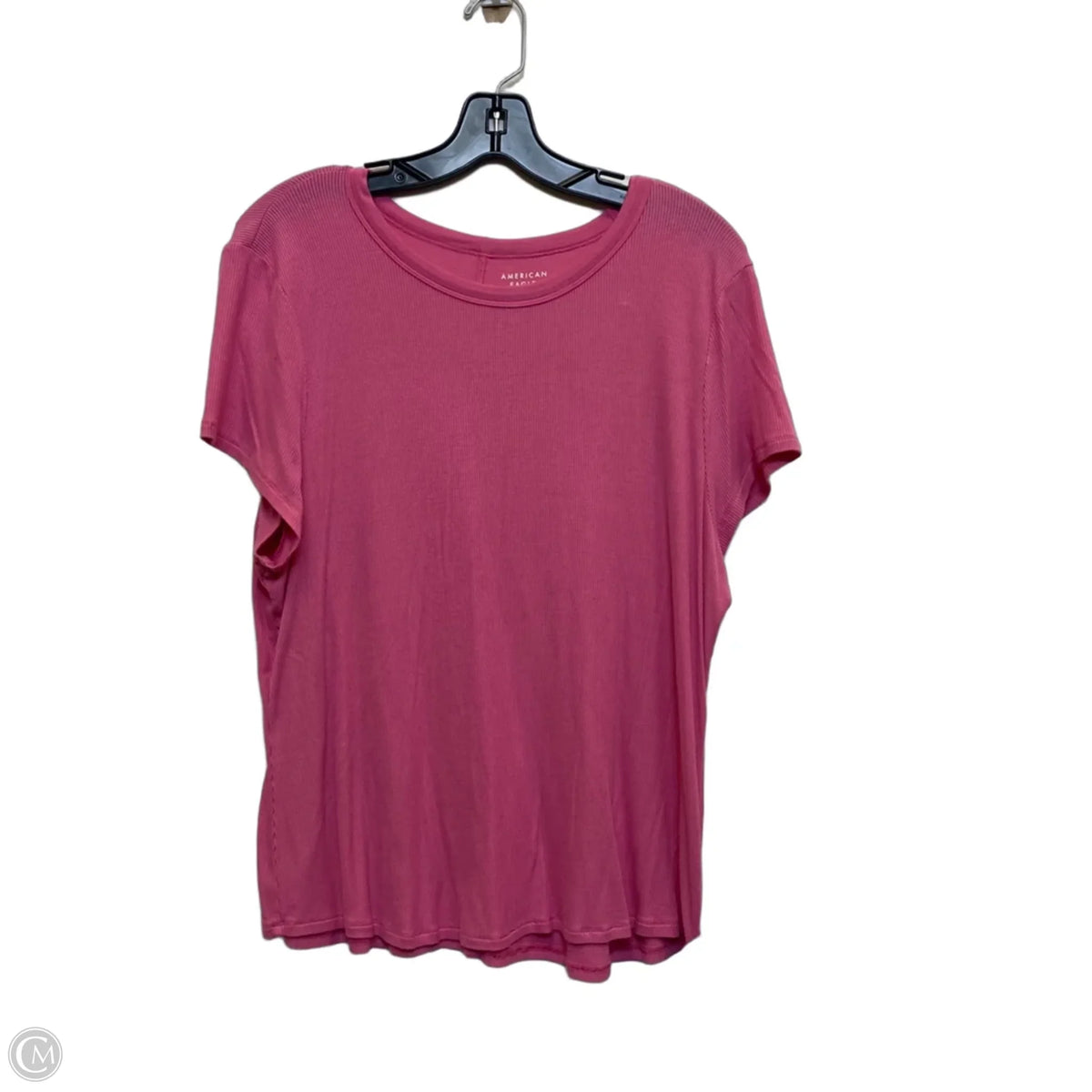Top Short Sleeve Basic By American Eagle In Pink, Size: Xxl