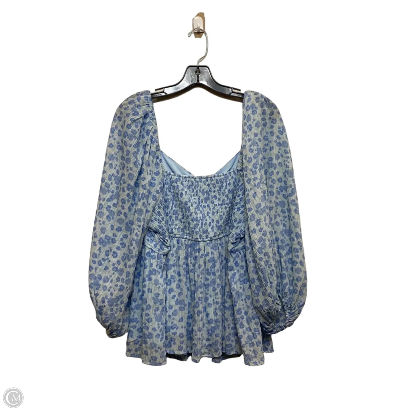 Top Long Sleeve By Arula In Blue, Size: Xl