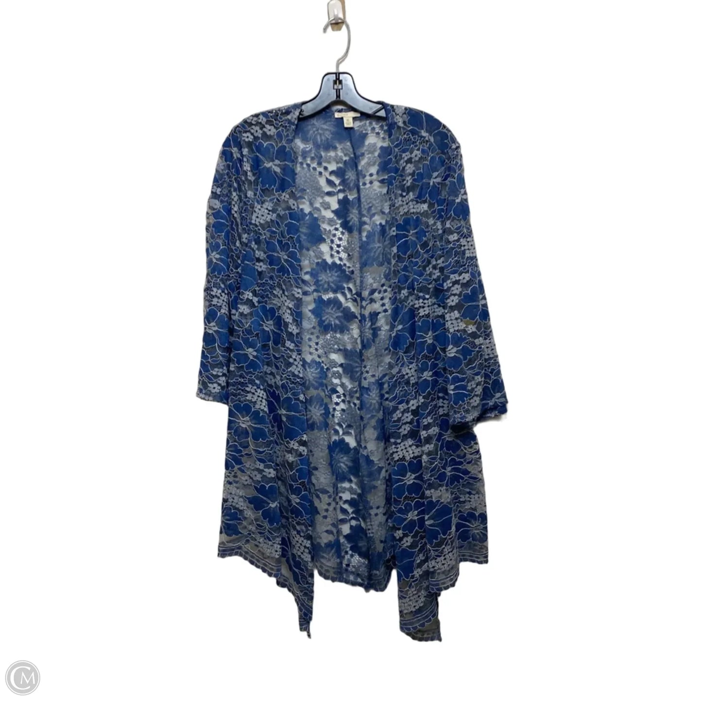Kimono By Cato In Blue, Size: Xl