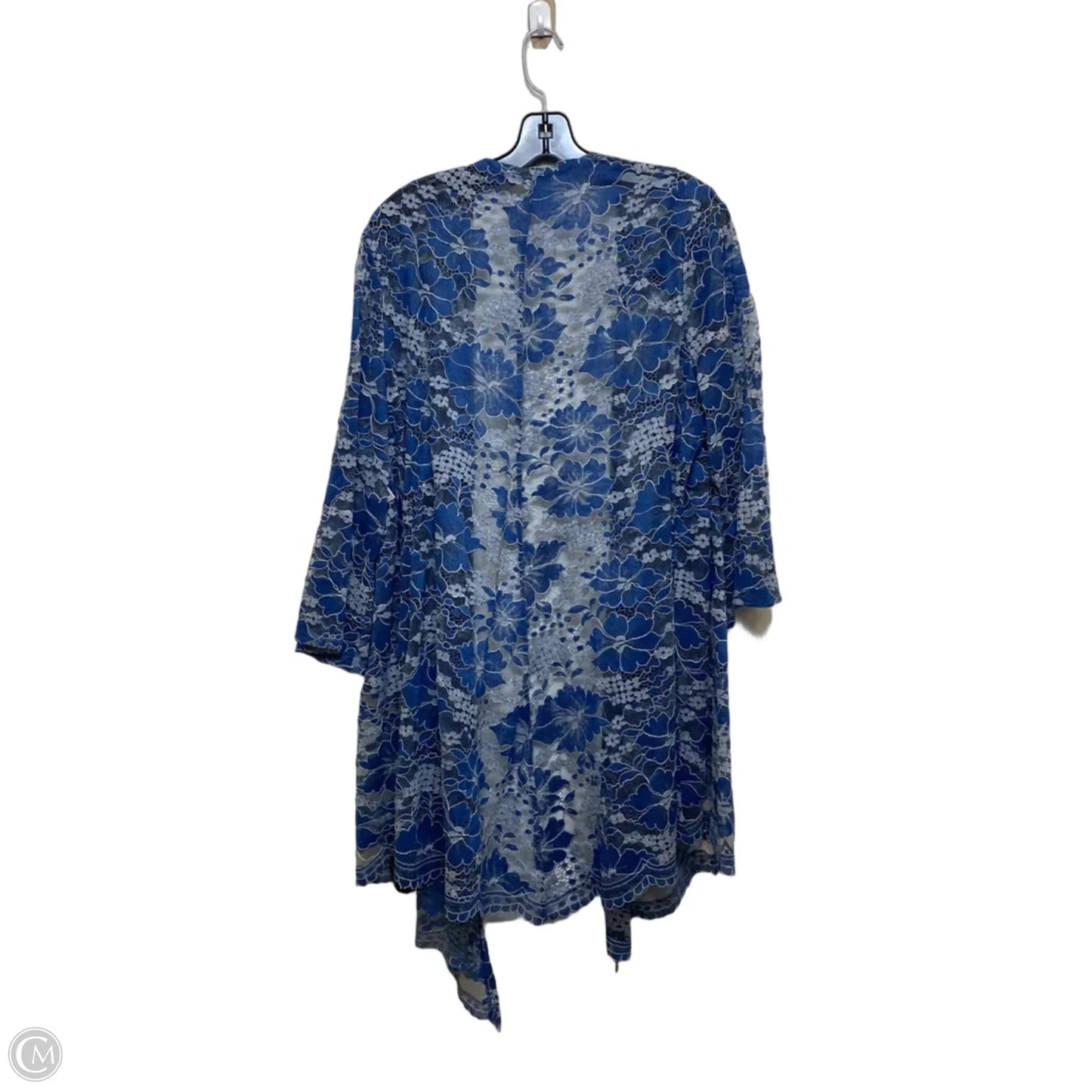 Kimono By Cato In Blue, Size: Xl