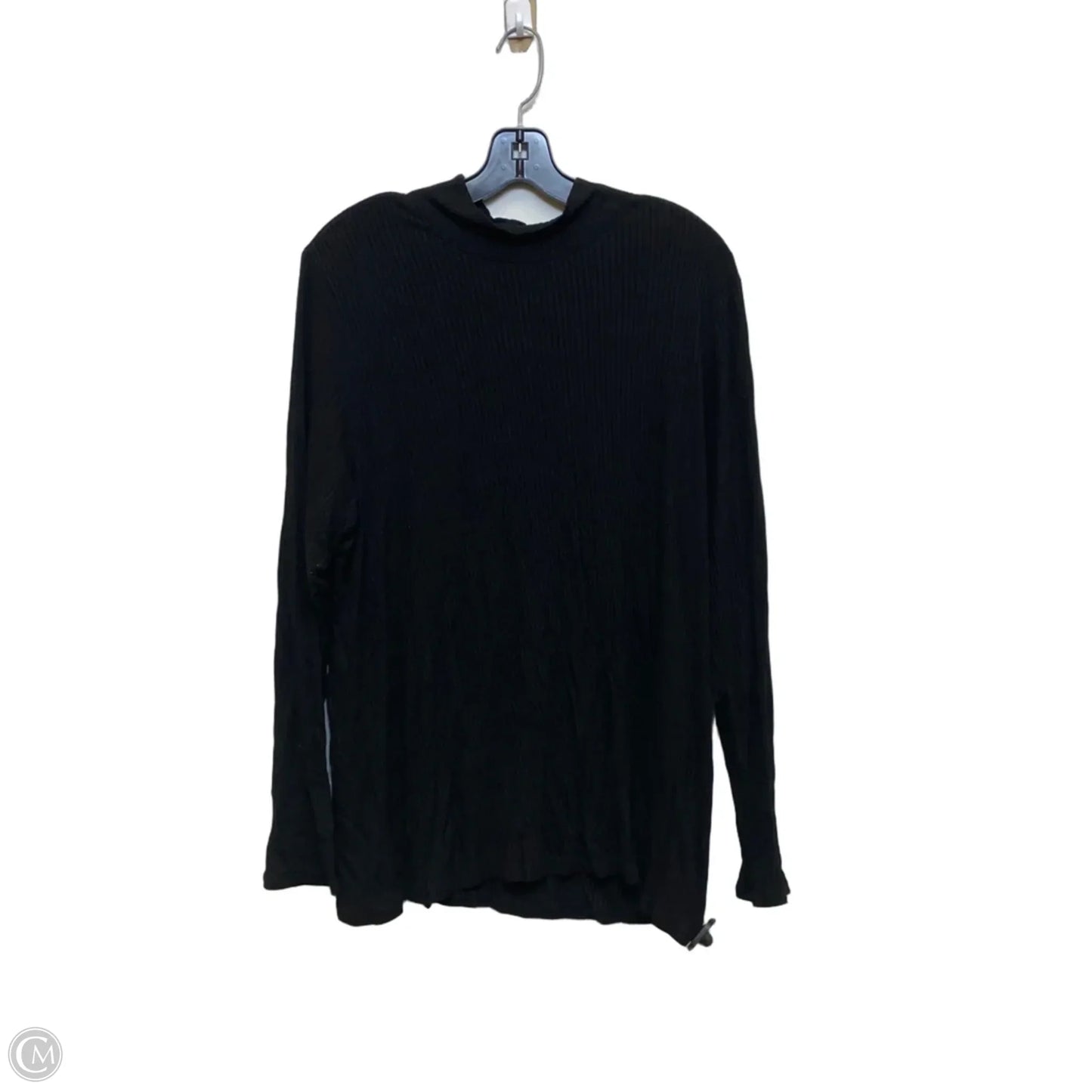 Top Long Sleeve Basic By Rachel Zoe In Black, Size: 2x