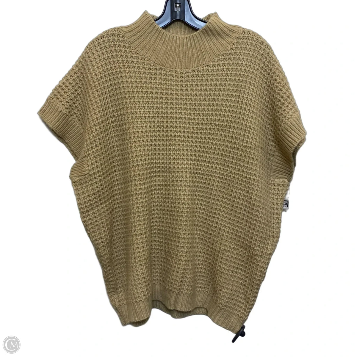 Sweater Short Sleeve By Cmf In Brown, Size: L