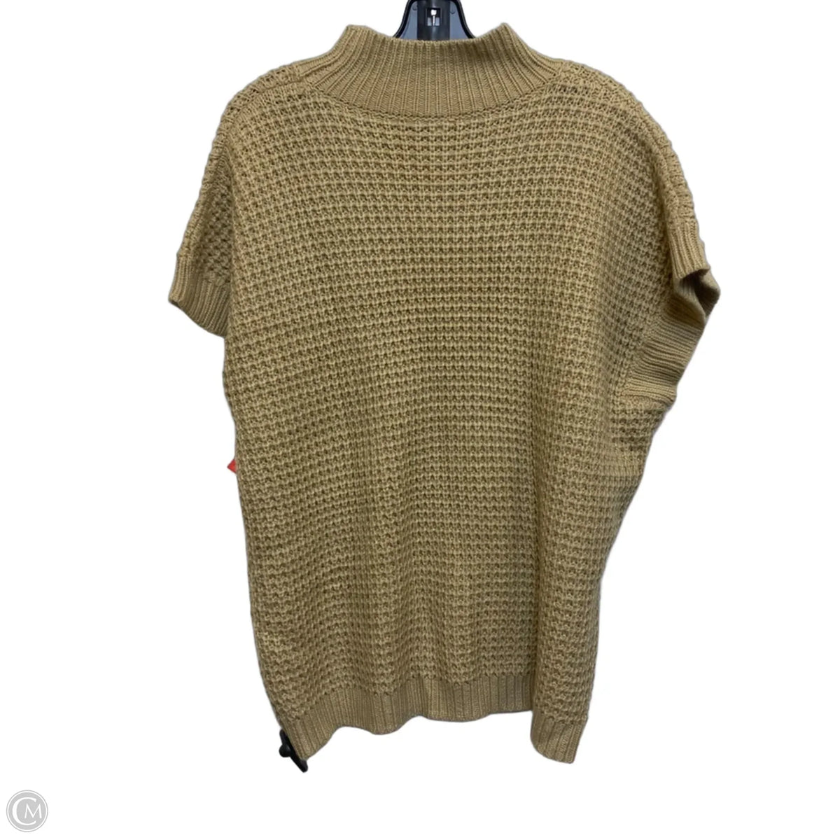 Sweater Short Sleeve By Cmf In Brown, Size: L