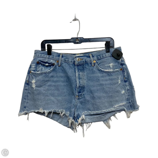 Shorts Designer By Agolde In Blue Denim, Size: 10
