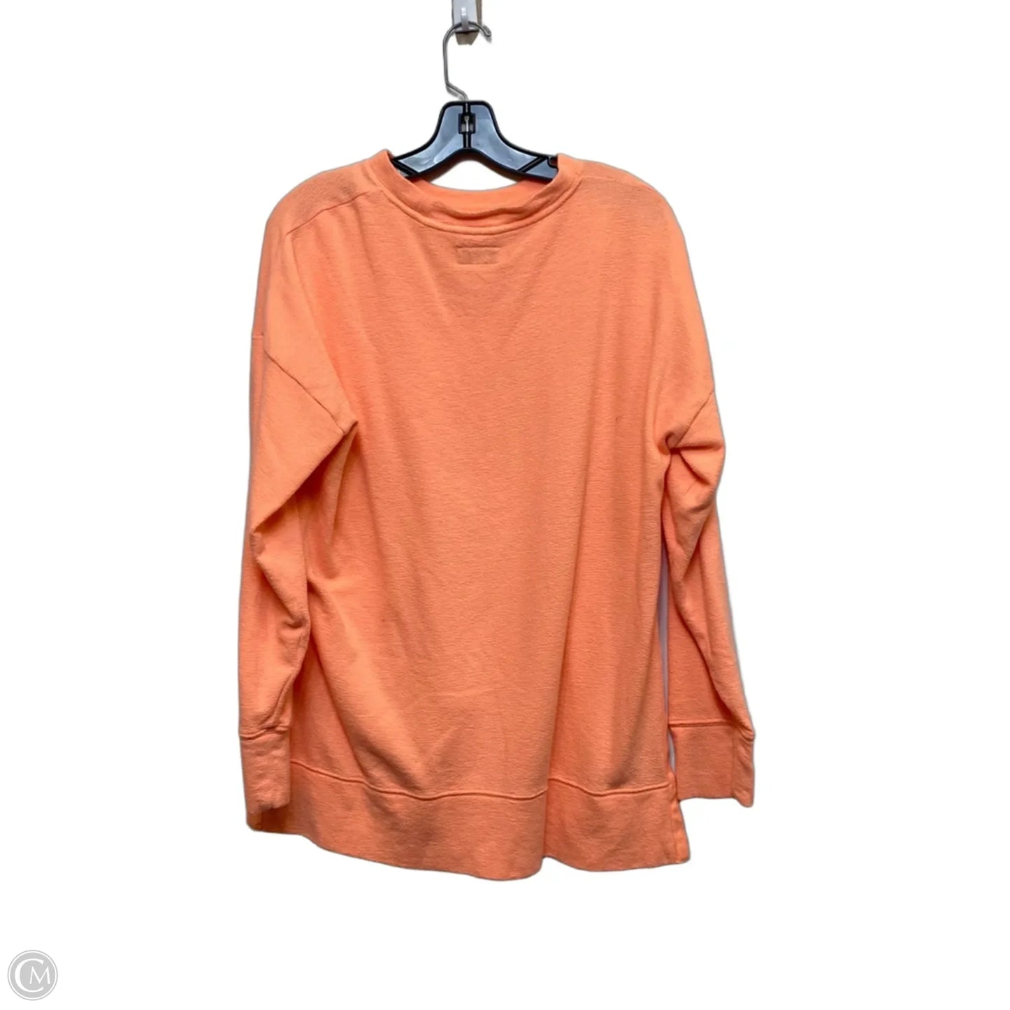 Top Long Sleeve Basic By Aerie In Orange, Size: S