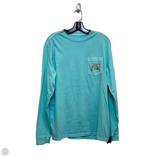 Top Long Sleeve Designer By Vineyard Vines In Blue, Size: M