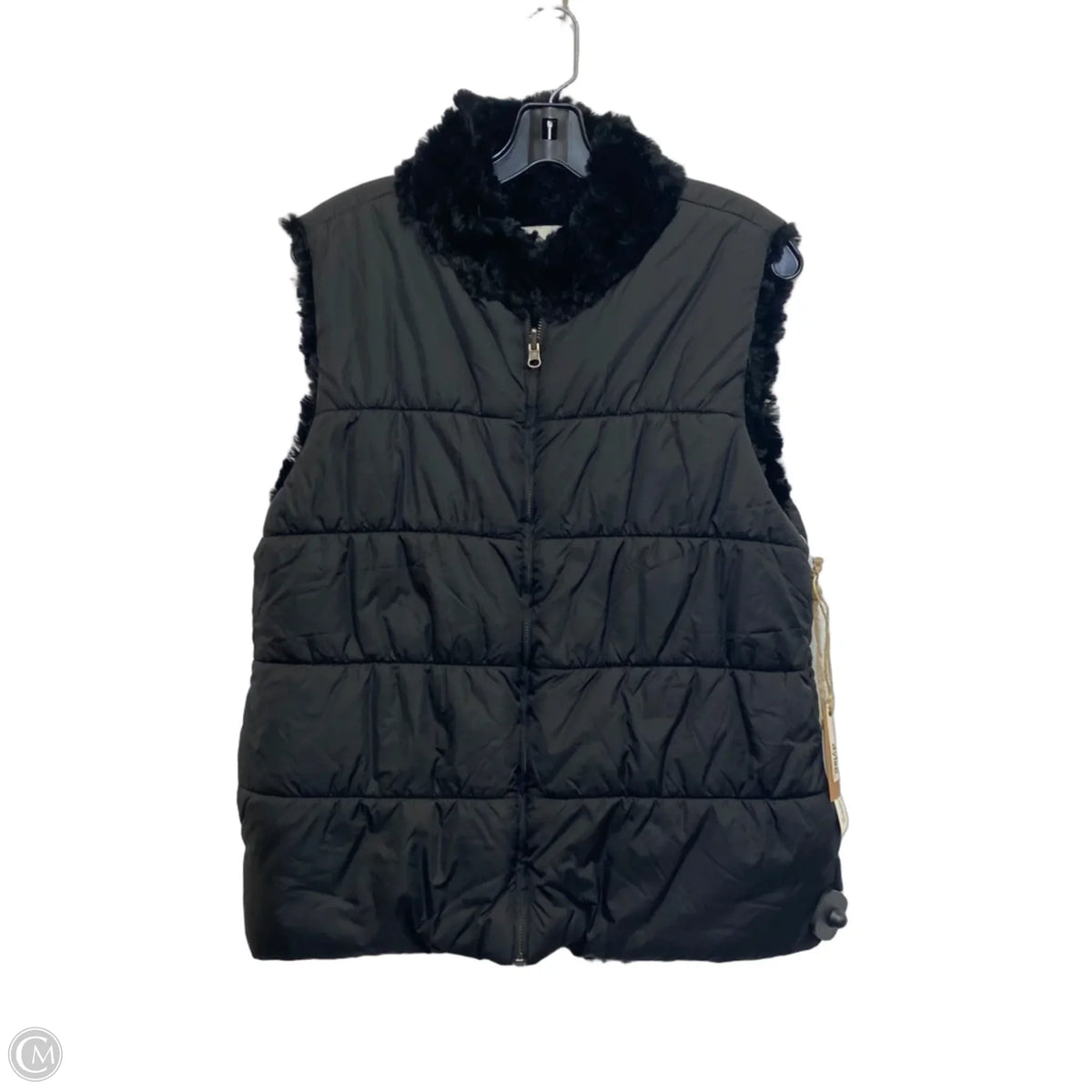 Vest Puffer & Quilted By Dylan In Black, Size: L