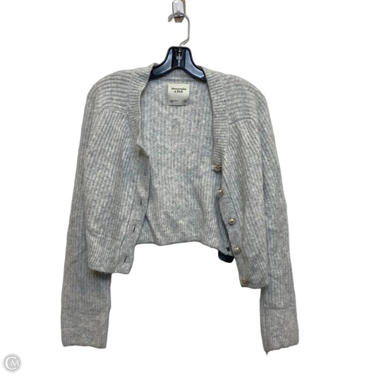 Cardigan By Abercrombie And Fitch In Grey, Size: Xs