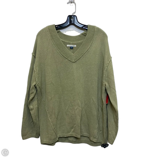 Sweater By American Eagle In Green, Size: Xs
