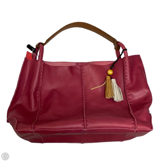 Handbag Leather By The Sak, Size: Large