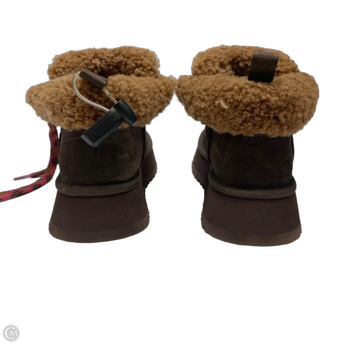 Boots Designer By Ugg In Brown, Size: 9