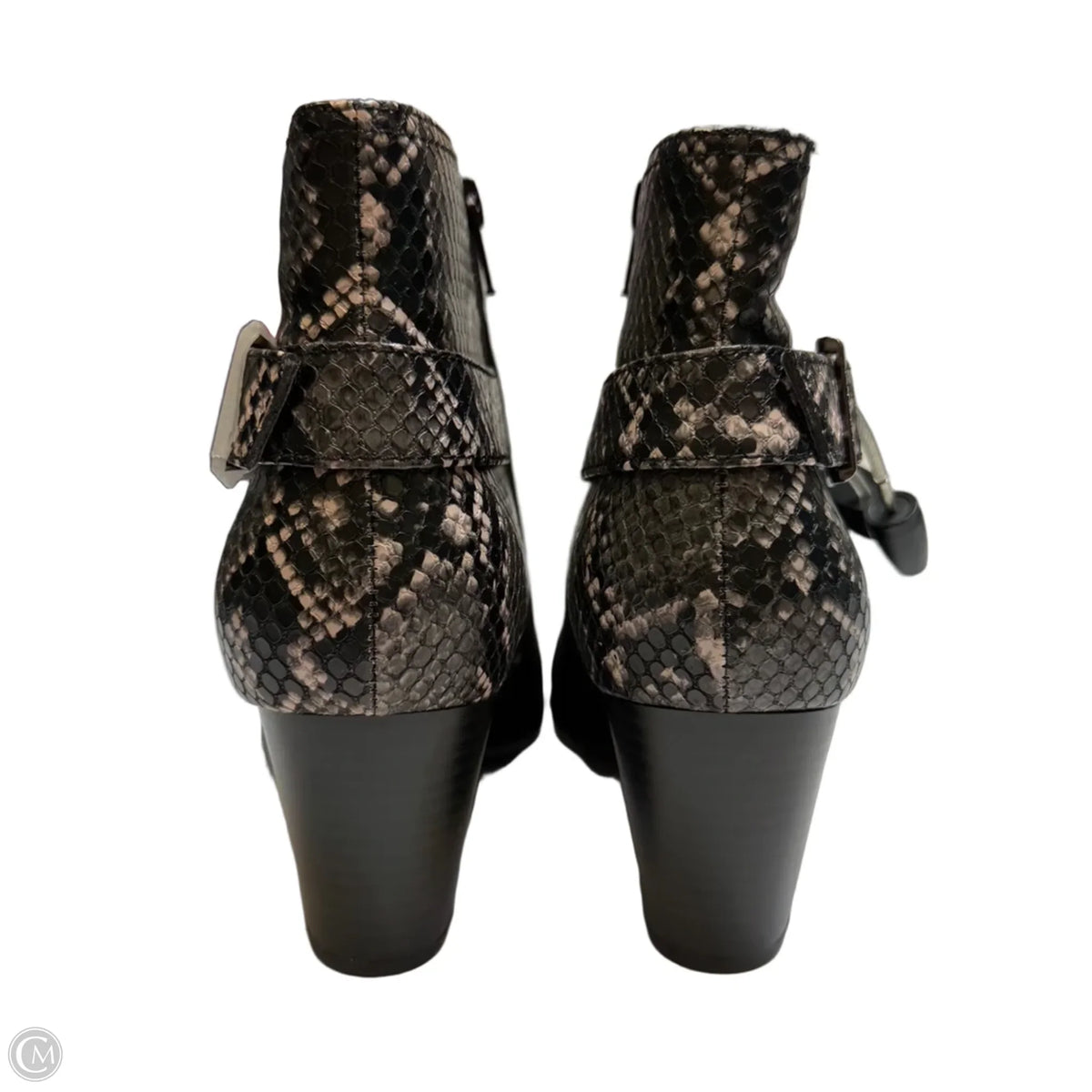Boots Ankle Heels By Vionic In Black, Size: 9.5