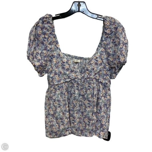 Top Short Sleeve By Be Cool In Blue, Size: M